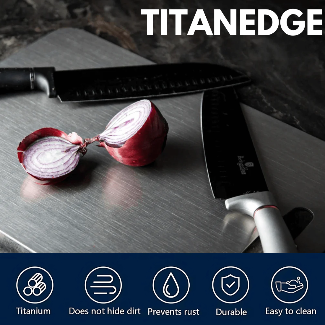 TitanEdge™ 100% Pure Titanium Cutting Board