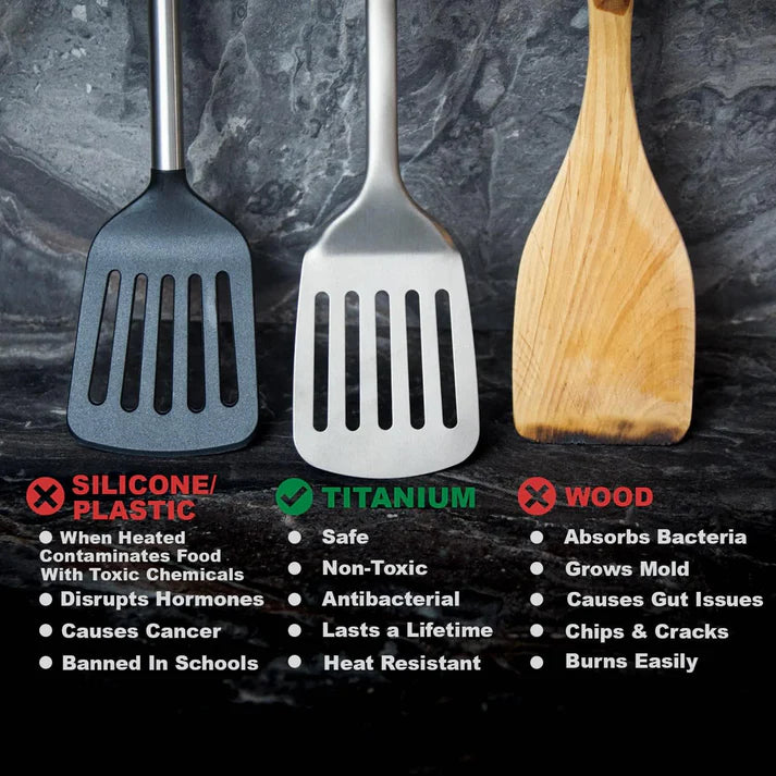TitanEdge™ 100% Pure Titanium Spatula / Utensils